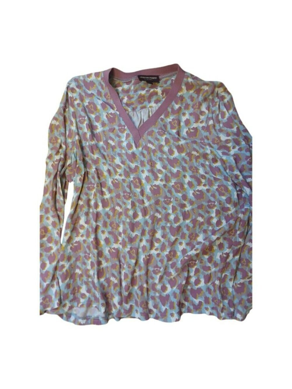 Johnston and Murphy animal print shirt L 23 inches pit to.pit. 27 inches long.